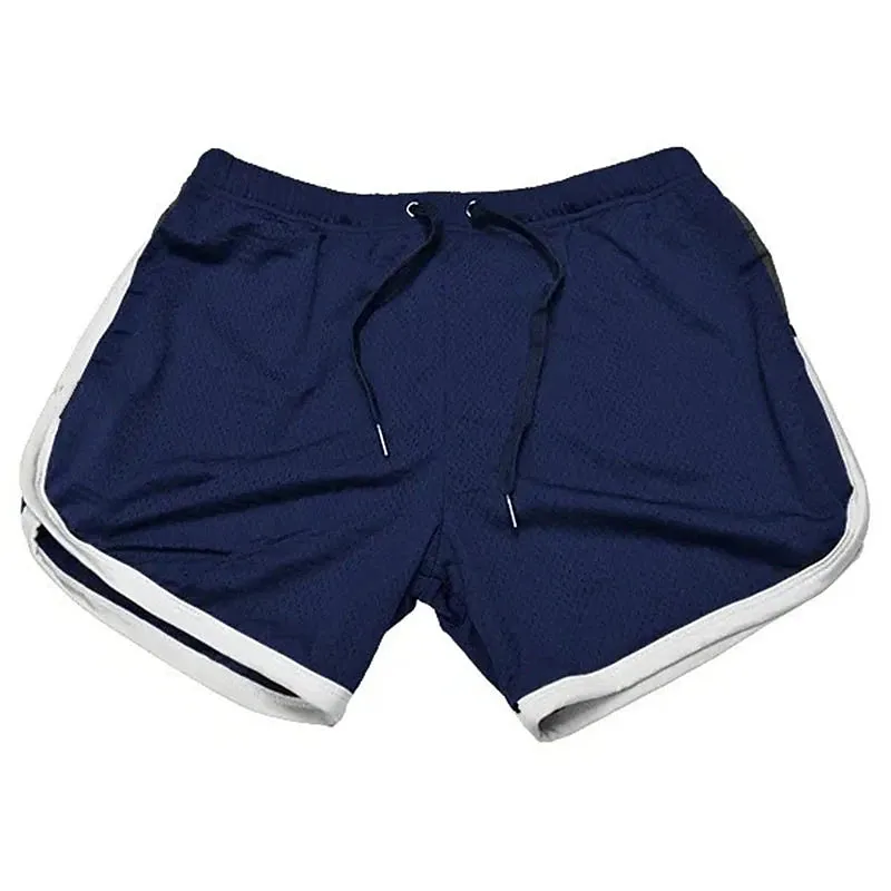 3-Inch Men's Quick-Dry Athletic Shorts with Drawstring Waist