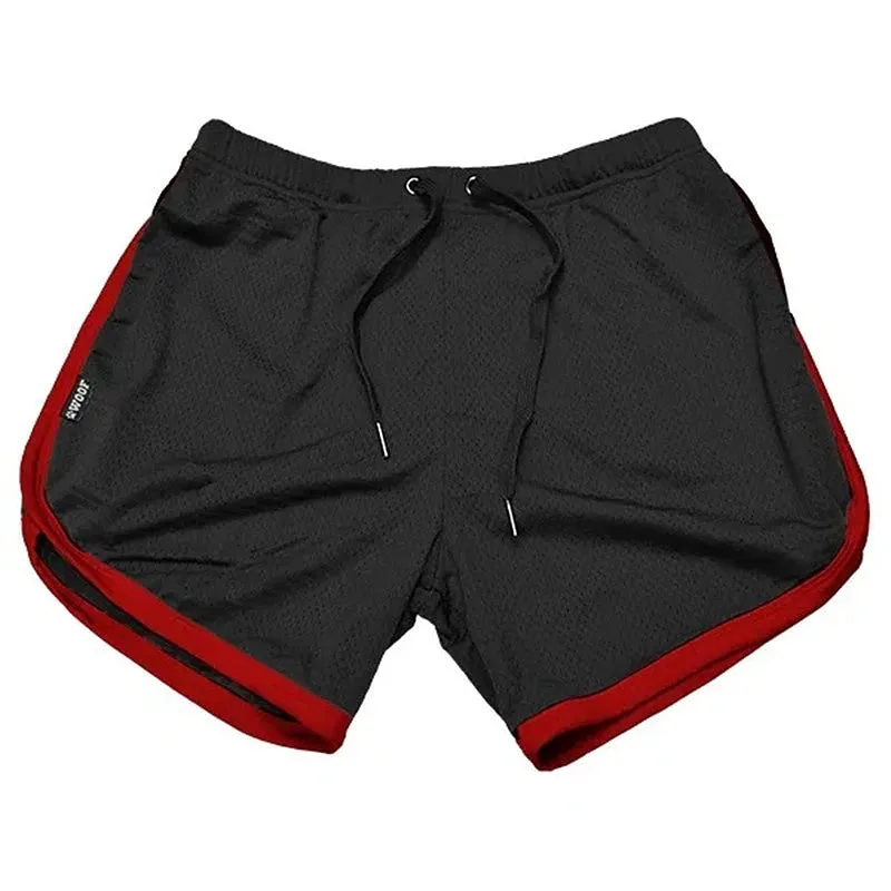 3-Inch Men's Quick-Dry Athletic Shorts with Drawstring Waist