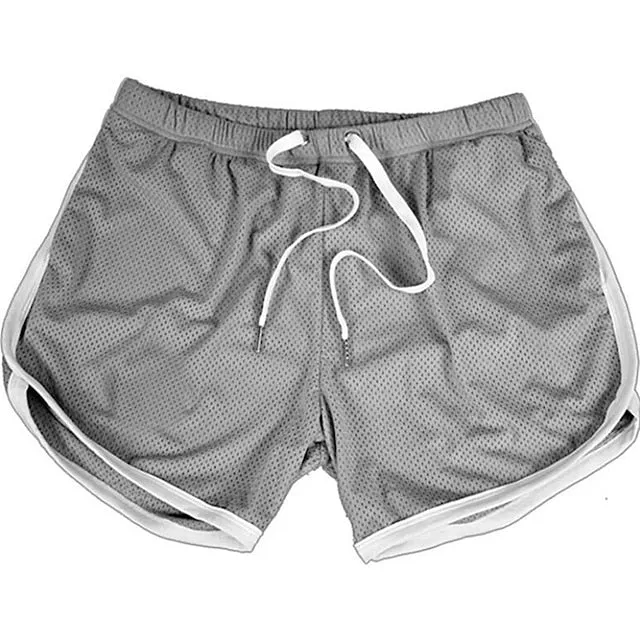 3-Inch Men's Quick-Dry Athletic Shorts with Drawstring Waist