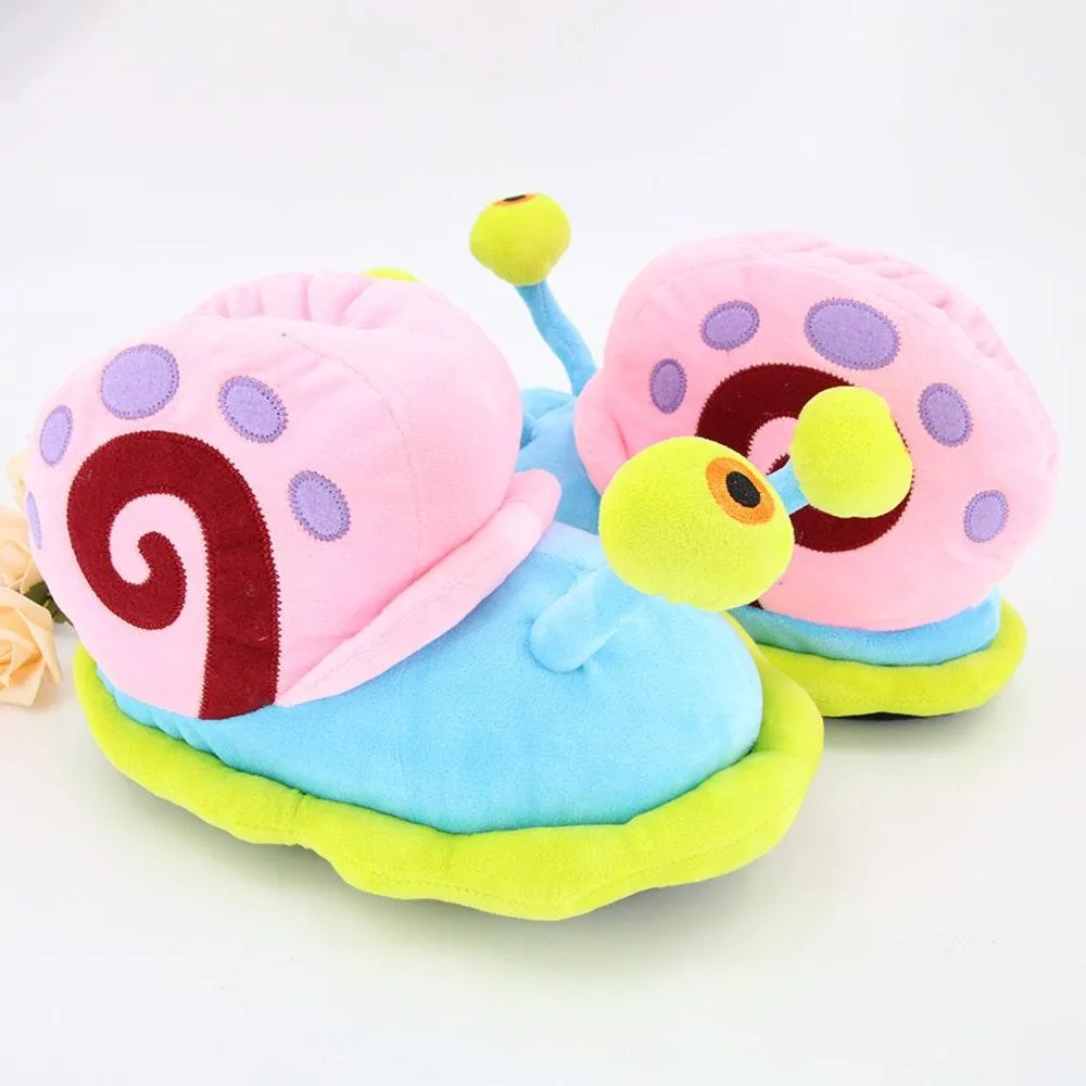 Adult Cosy Gary the Snail Slipper Warm Slippers for Women Cute Slippers Winter Indoor Slipper House Shoes