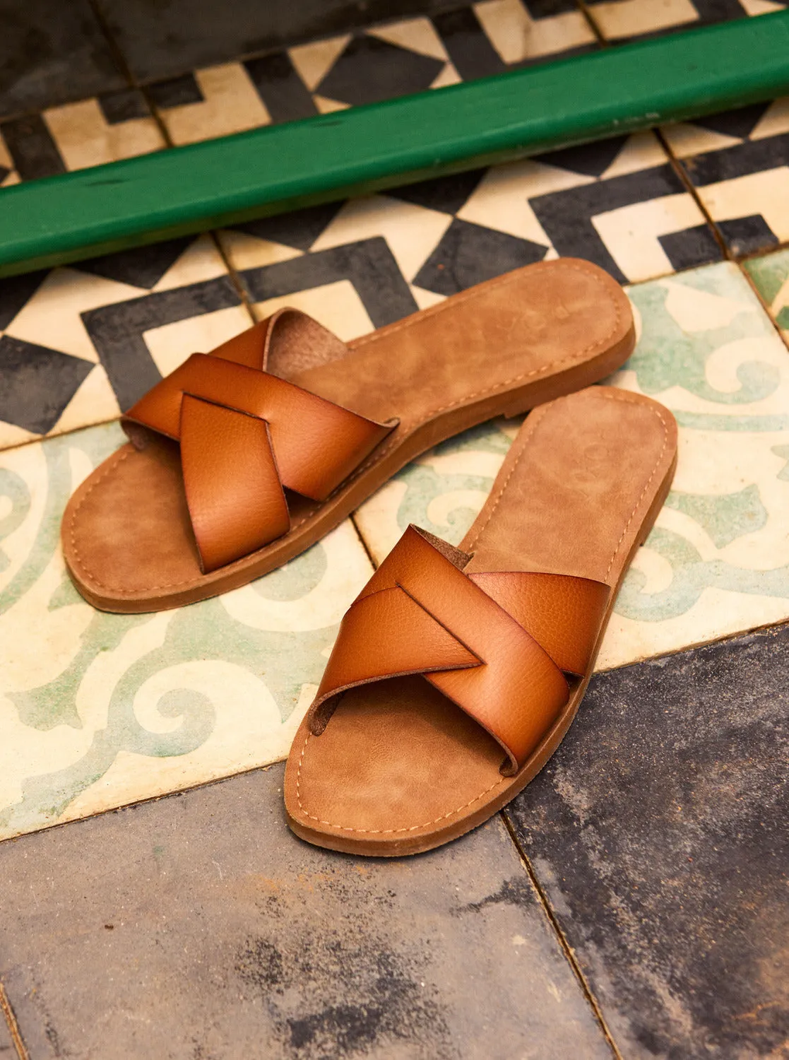 Andreya Sandals - Tan