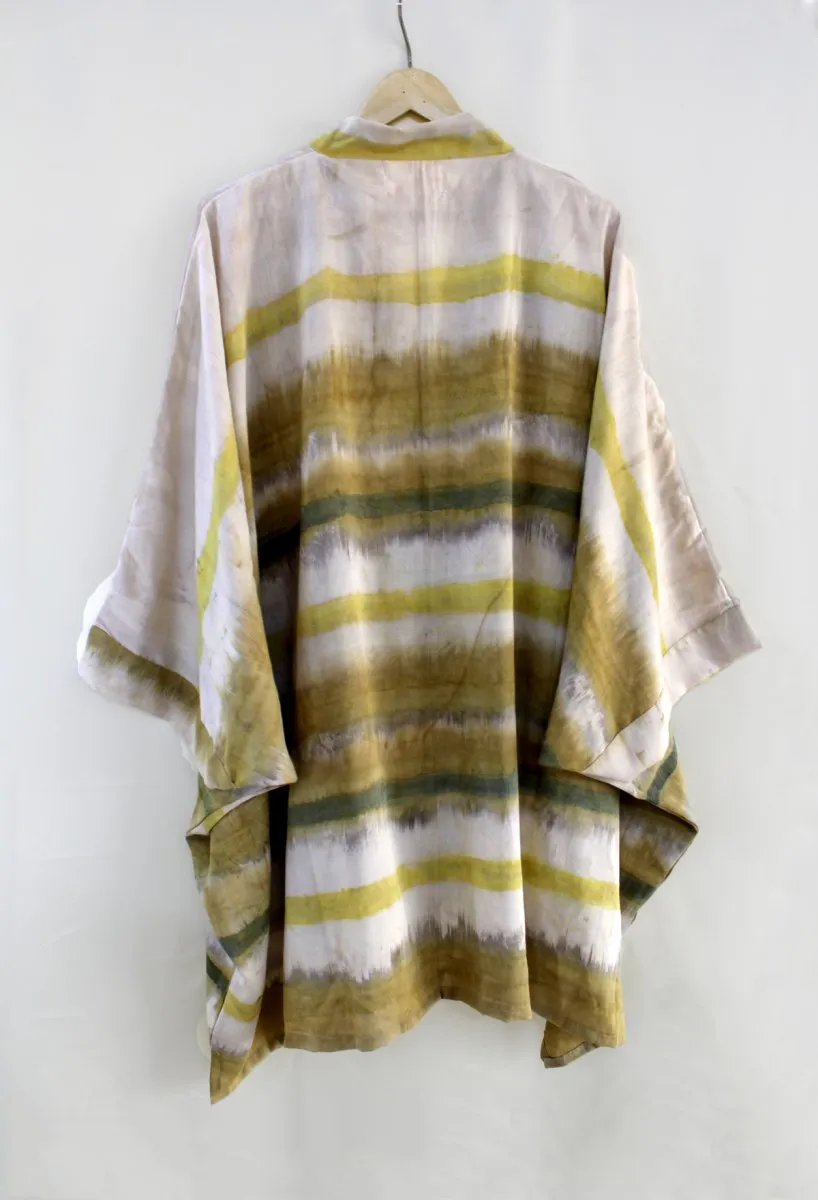 Aranya Handwoven Khadi Tussar Cotton- Yellow