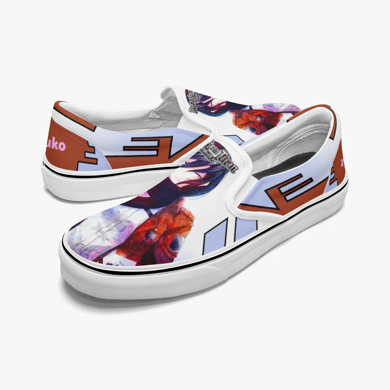 Attack On Titan Mikasa Ackerman Slip Ons Anime Shoes