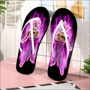 Awesome Goku Black Dragon Ball Z Kids Flip Flops