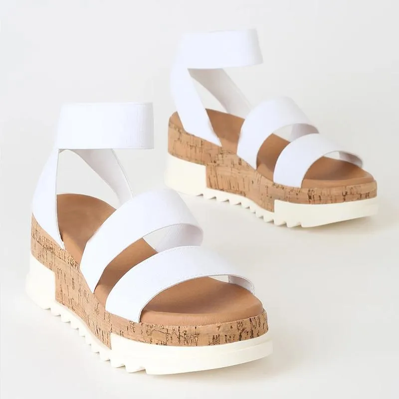 Chicvane Casual Design Open Toe Platform Sandals