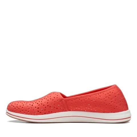 Clarks Women's Breeze Emily Slip Ons- Grenadine