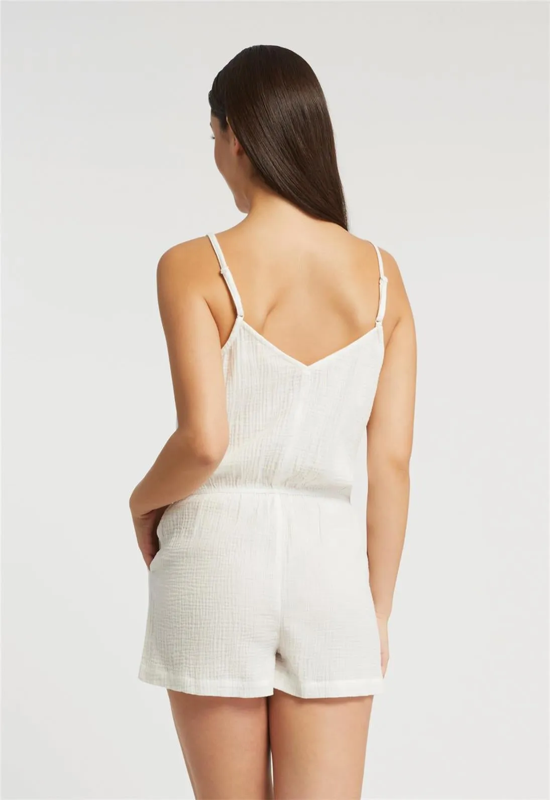 Cotton Gauze Romper