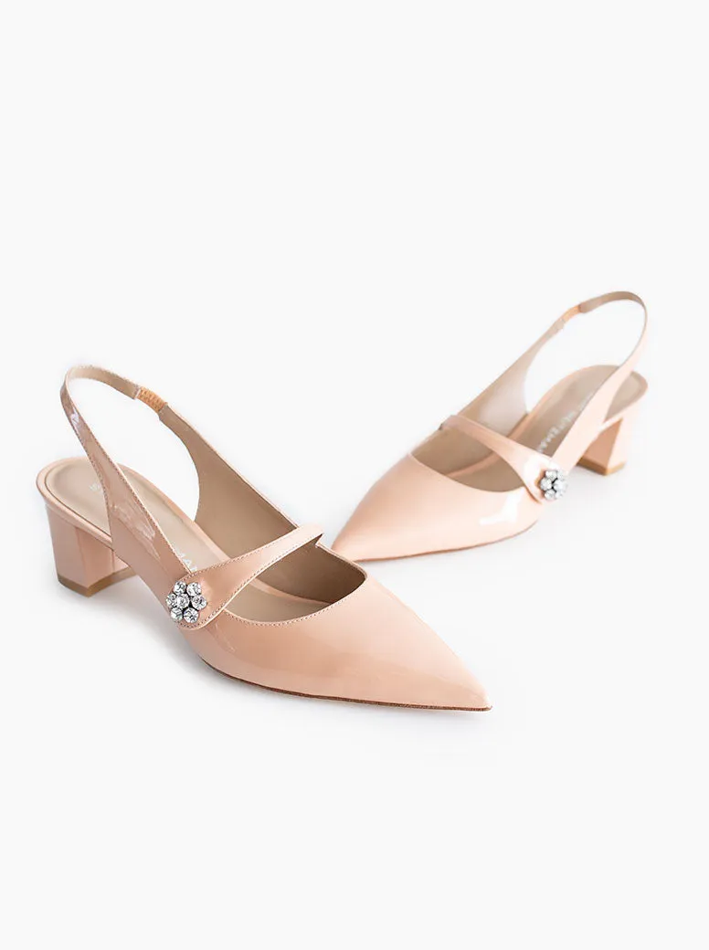 Crystal Fleur nude patent