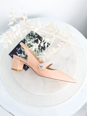 Crystal Fleur nude patent