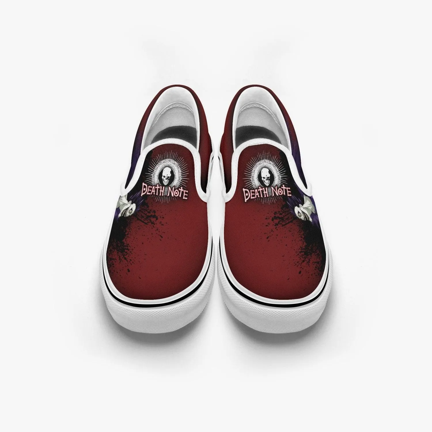 Death Note Ryuk Red Slip Ons Anime Shoes