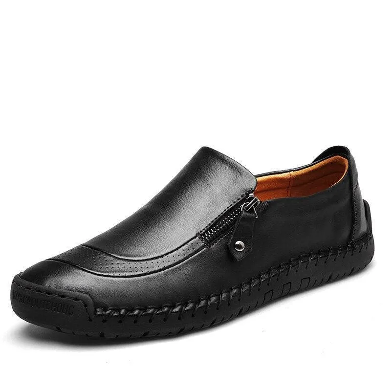 Falcon - Casual Leather Slip-On Shoes