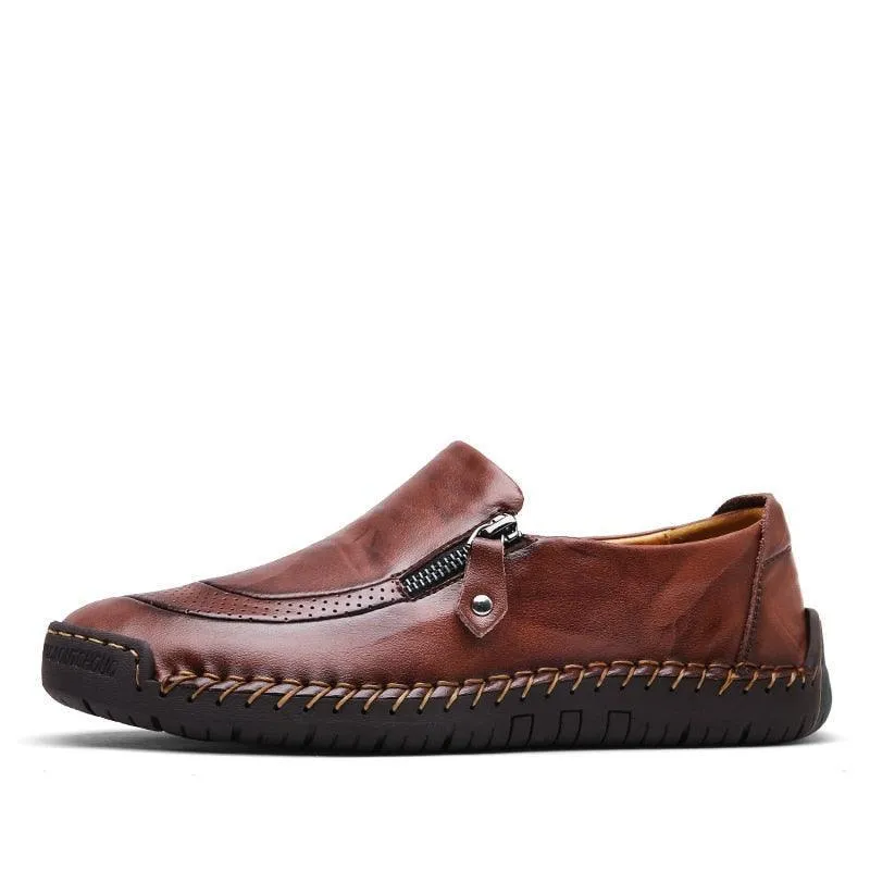 Falcon - Casual Leather Slip-On Shoes