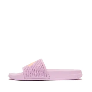 Fitflop iQushion Arrow Knit Slides Wild Lilac