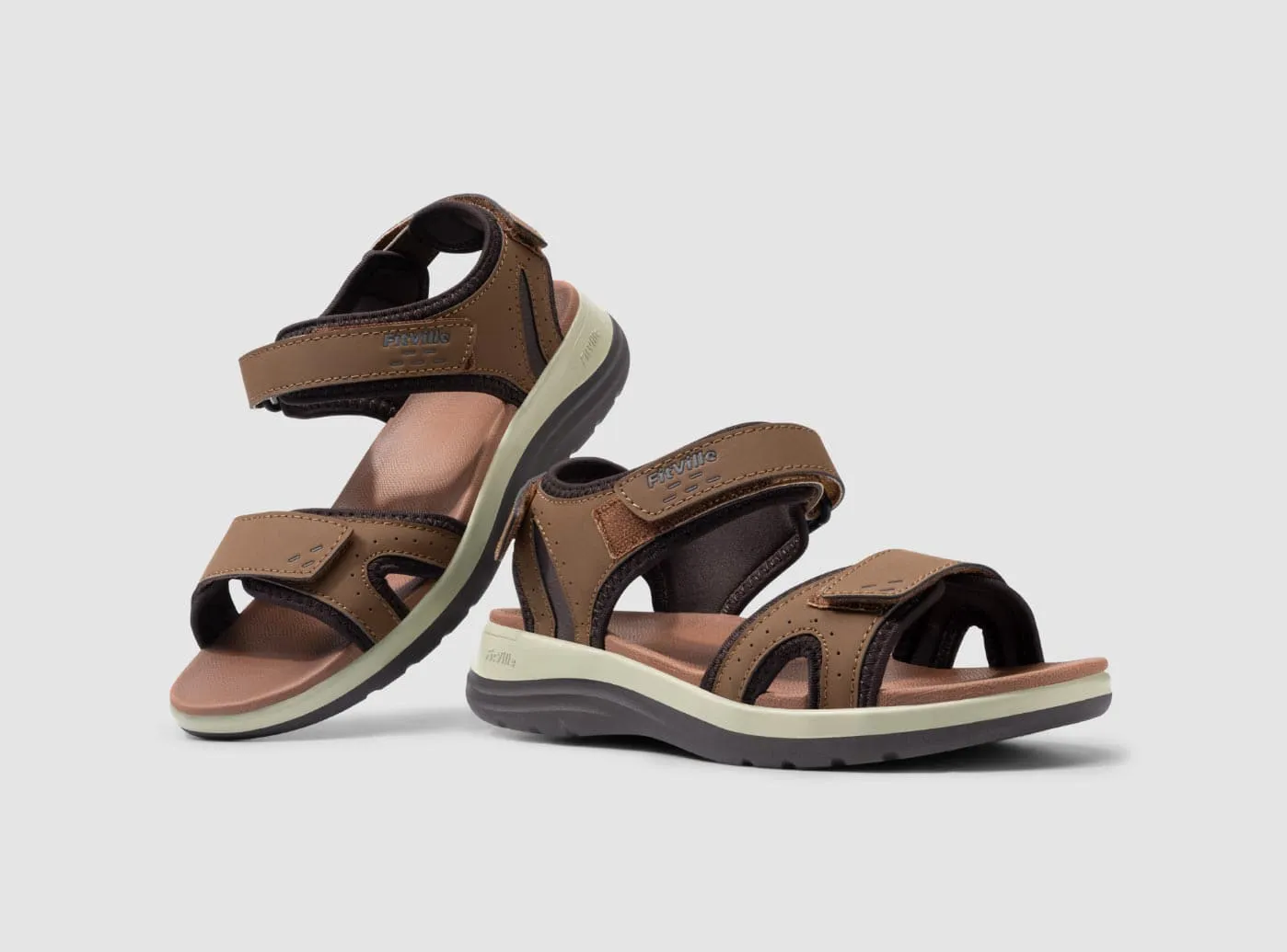 FitVille Women's FlexiWalk Sandal V1