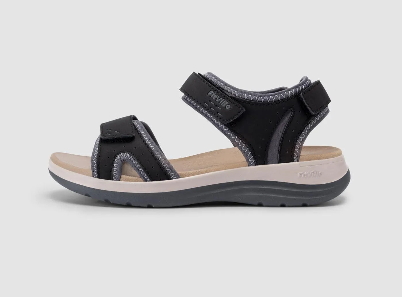 FitVille Women's FlexiWalk Sandal V1