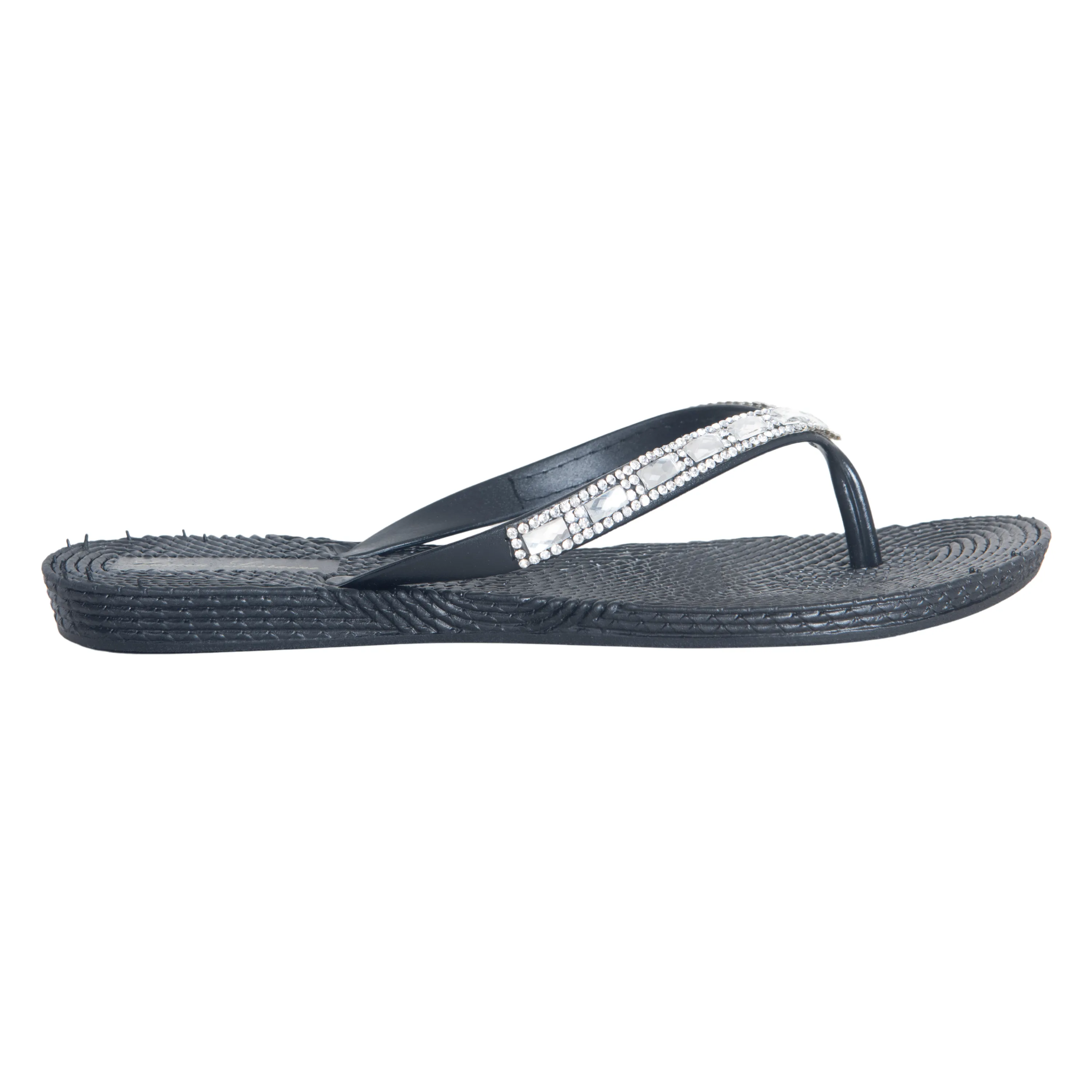 GIGI FLIP FLOPS FLAT SLIPPER WITH SPARKLING RHINESTONE