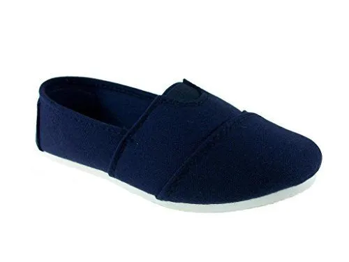 Girls Ositos Tammy-135K Canvas Slip On Flat Shoes