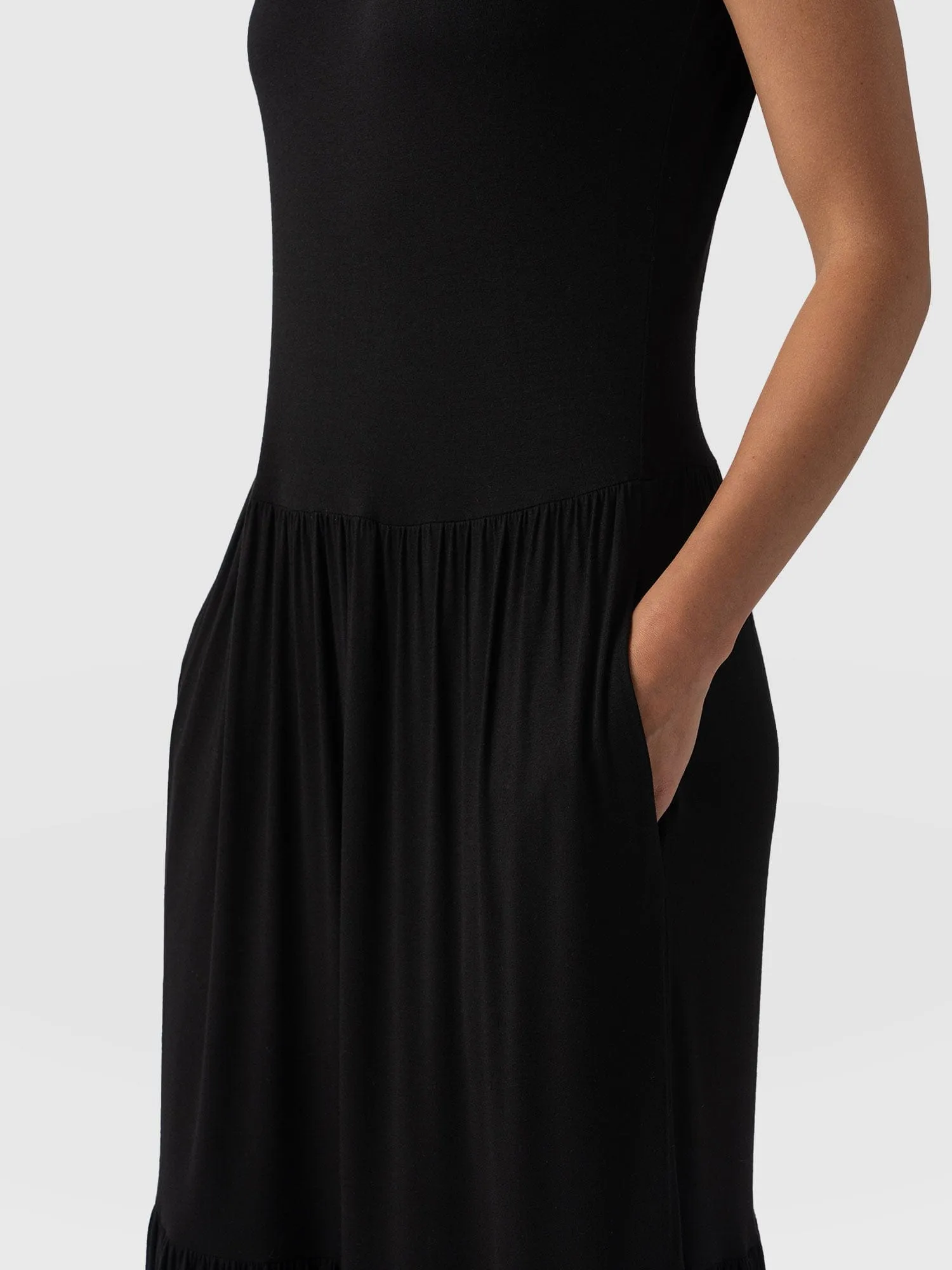 Greenwich Dress - Jersey Black