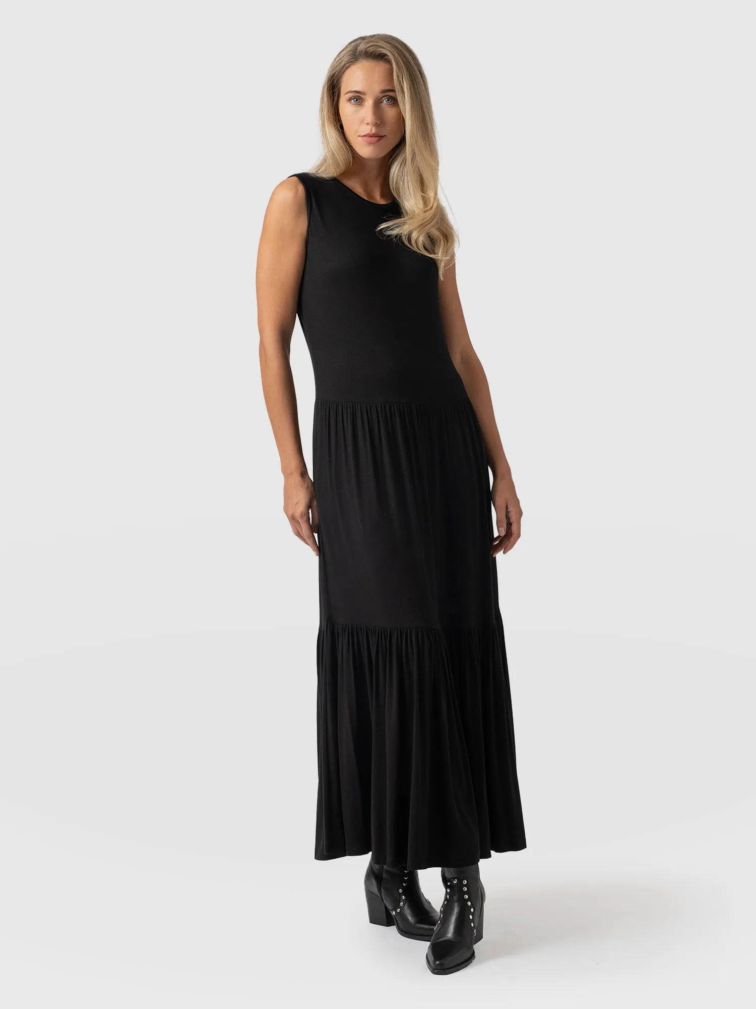 Greenwich Dress - Jersey Black