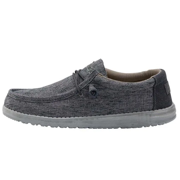 Hey Dude Wally Carbon Woven Casual Shoe