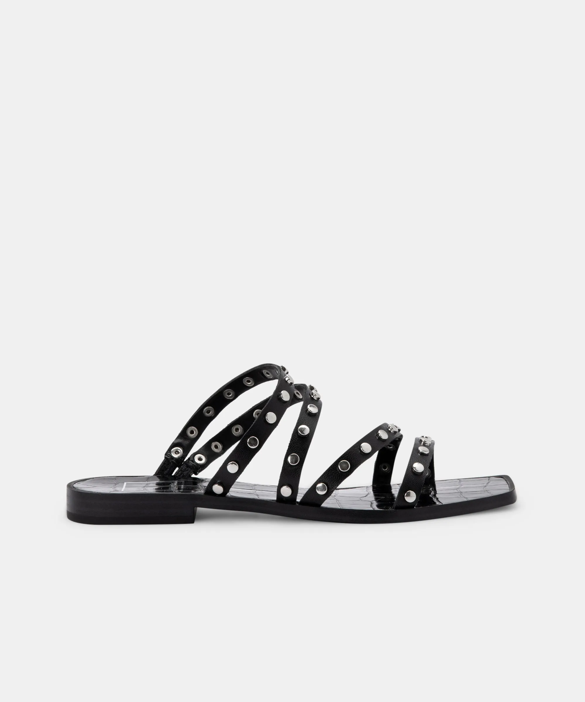 IZABEL STUDDED SANDALS BLACK STELLA