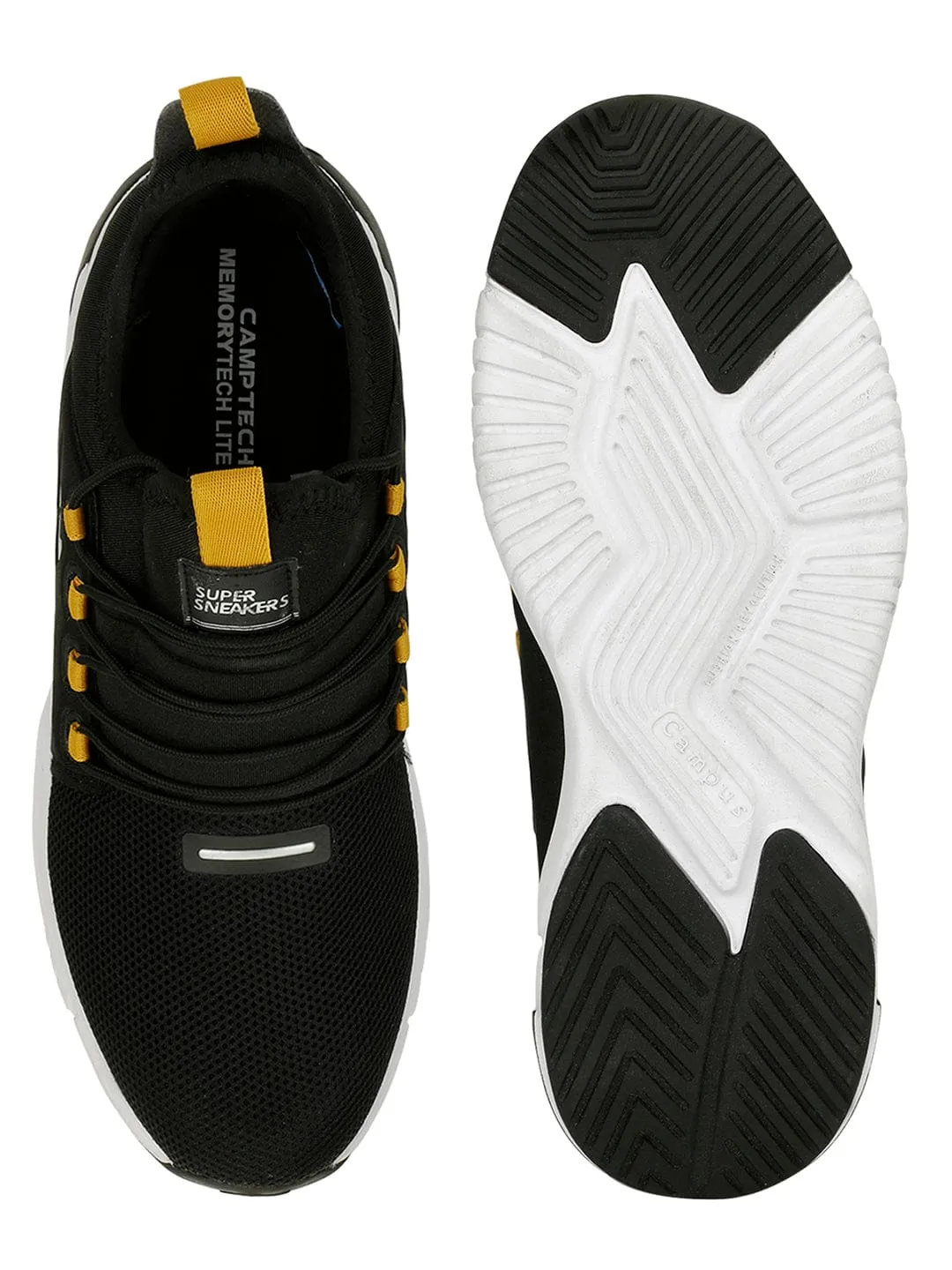 KENT Black Men's Running Shoes