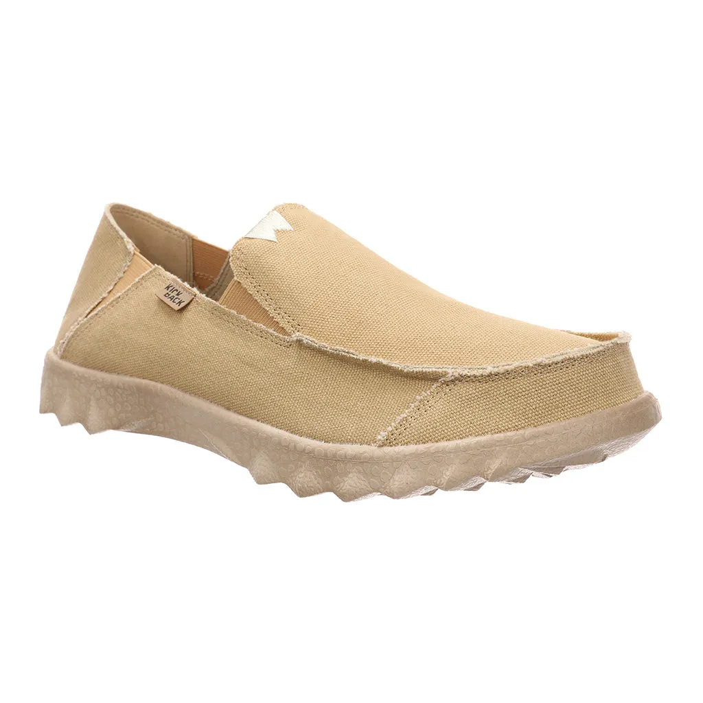 KickBack Men's Slip On Shoes - Couch Classic Canvas Gravel