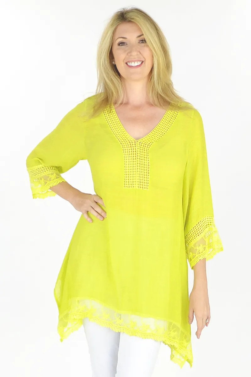 Lime Yellow Yamba Tunic