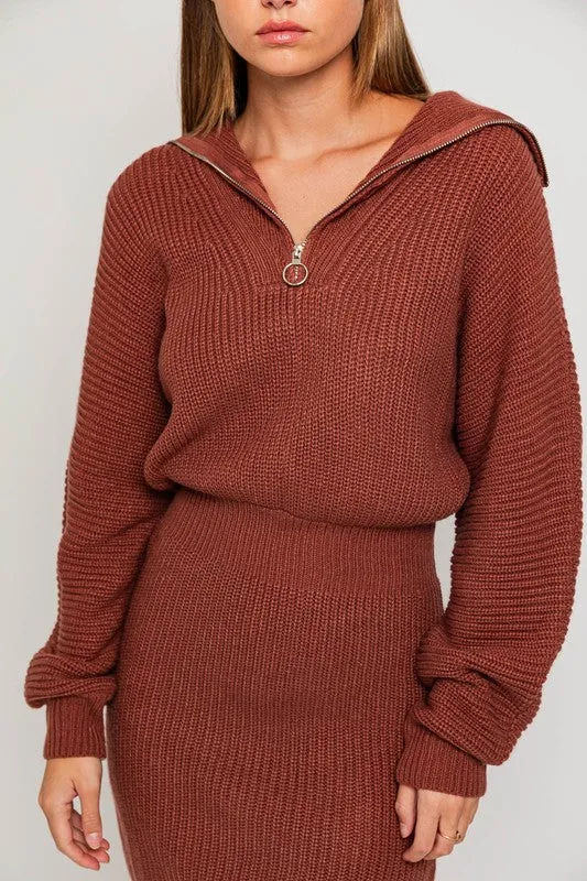 Modern Days Knit Sweater Dress