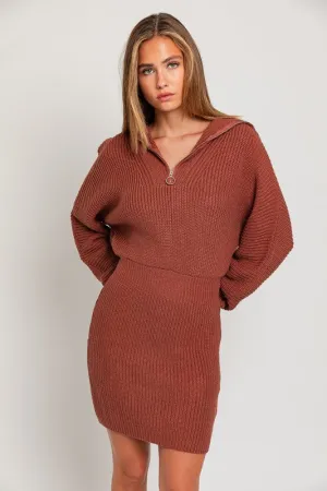 Modern Days Knit Sweater Dress