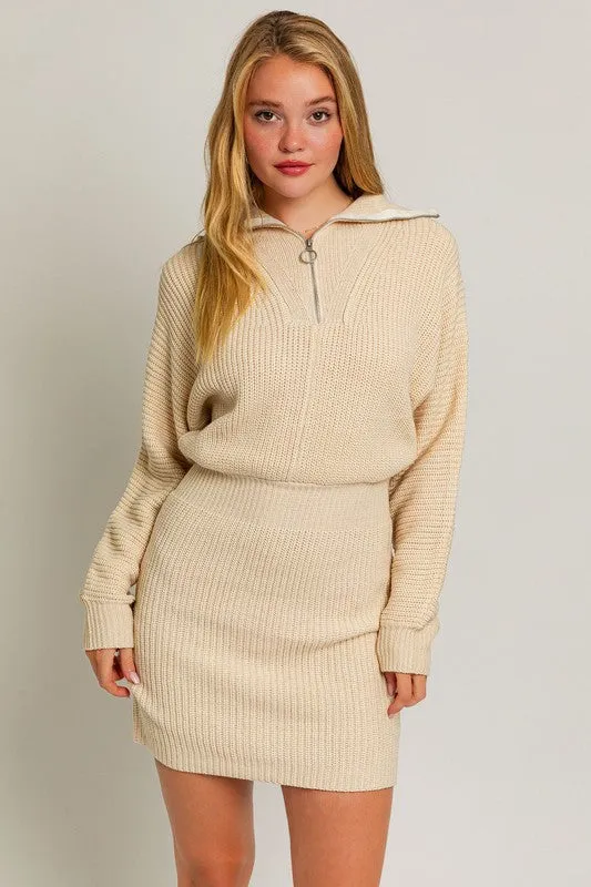 Modern Days Knit Sweater Dress