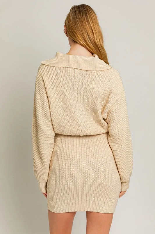 Modern Days Knit Sweater Dress