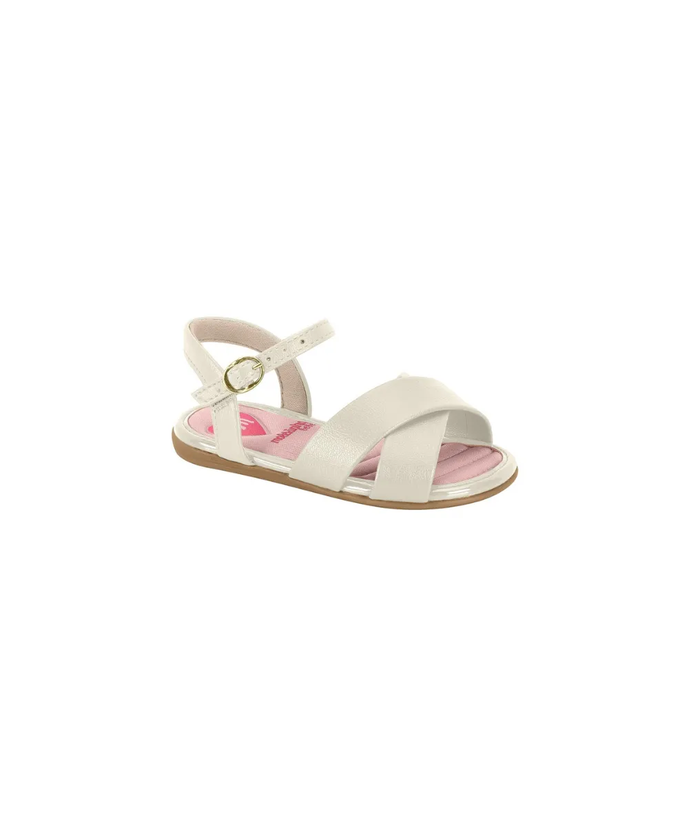 MOLEKINHA KIDS SANDALS IN WHITE