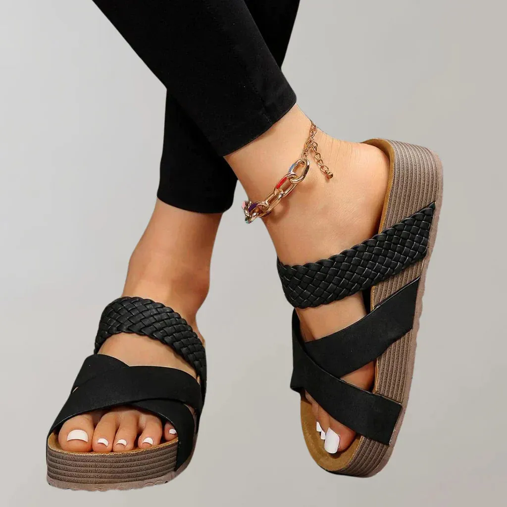 Orthopedic platform sandals women comfortable