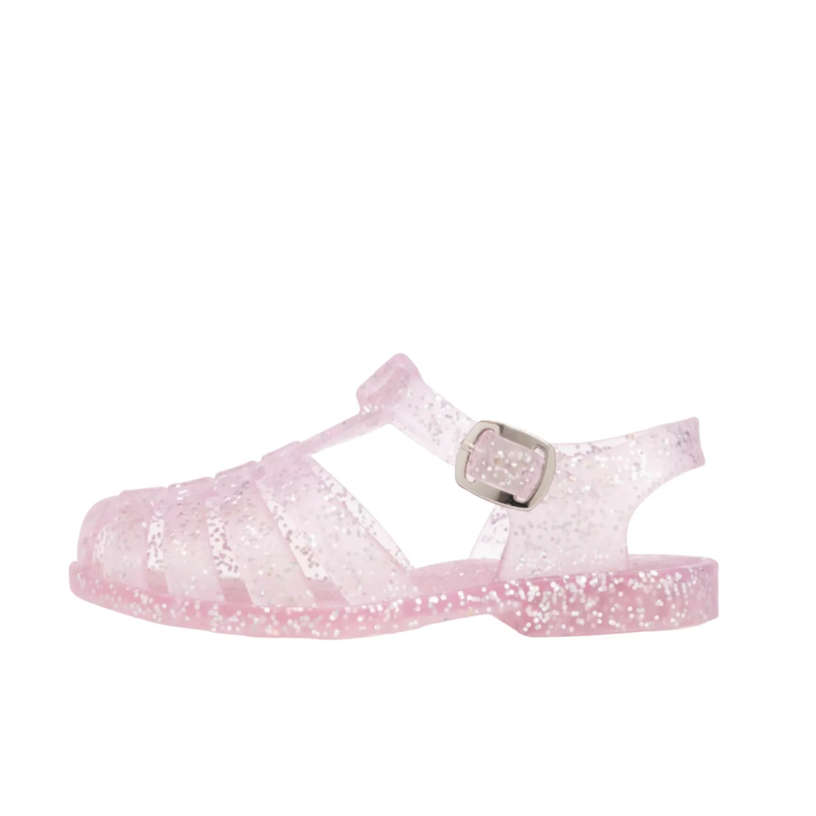 PINK GLITTTER FISHERMAN JELLY SANDALS