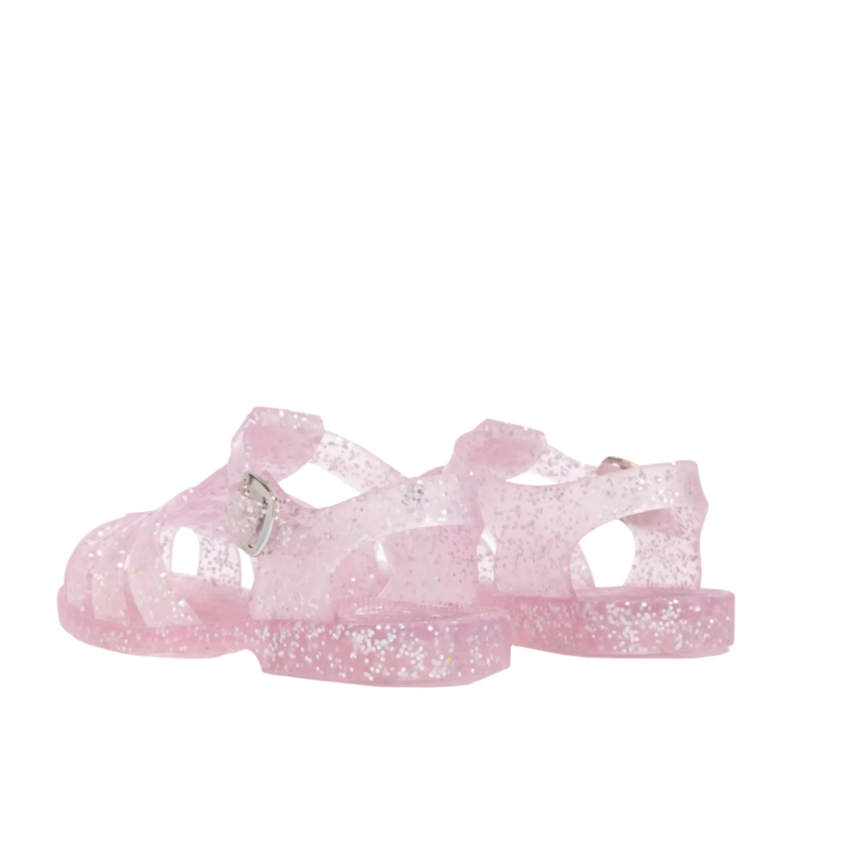 PINK GLITTTER FISHERMAN JELLY SANDALS