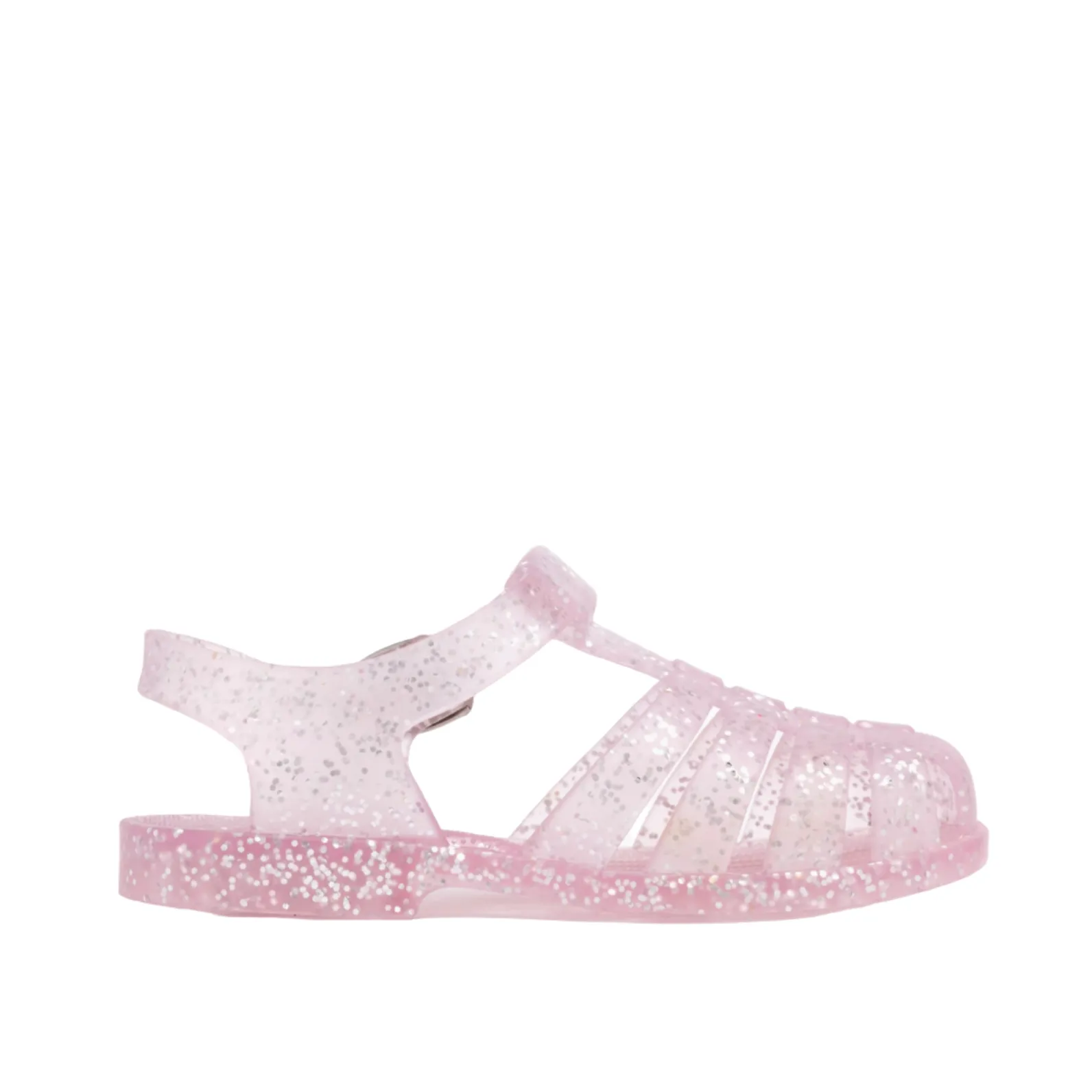 PINK GLITTTER FISHERMAN JELLY SANDALS