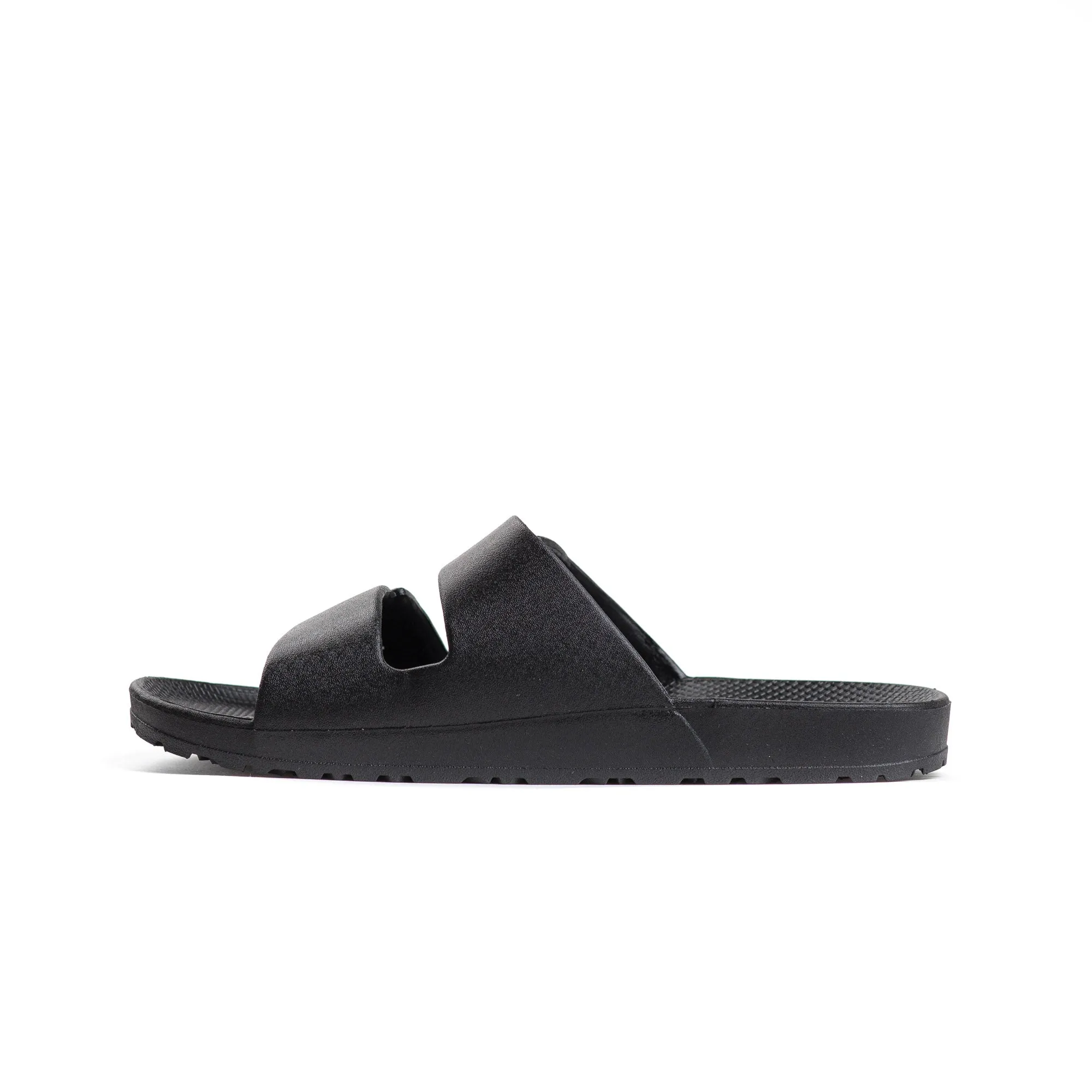 Plaka Genesis 2 Fixed Straps Slides Sandals | Black Star