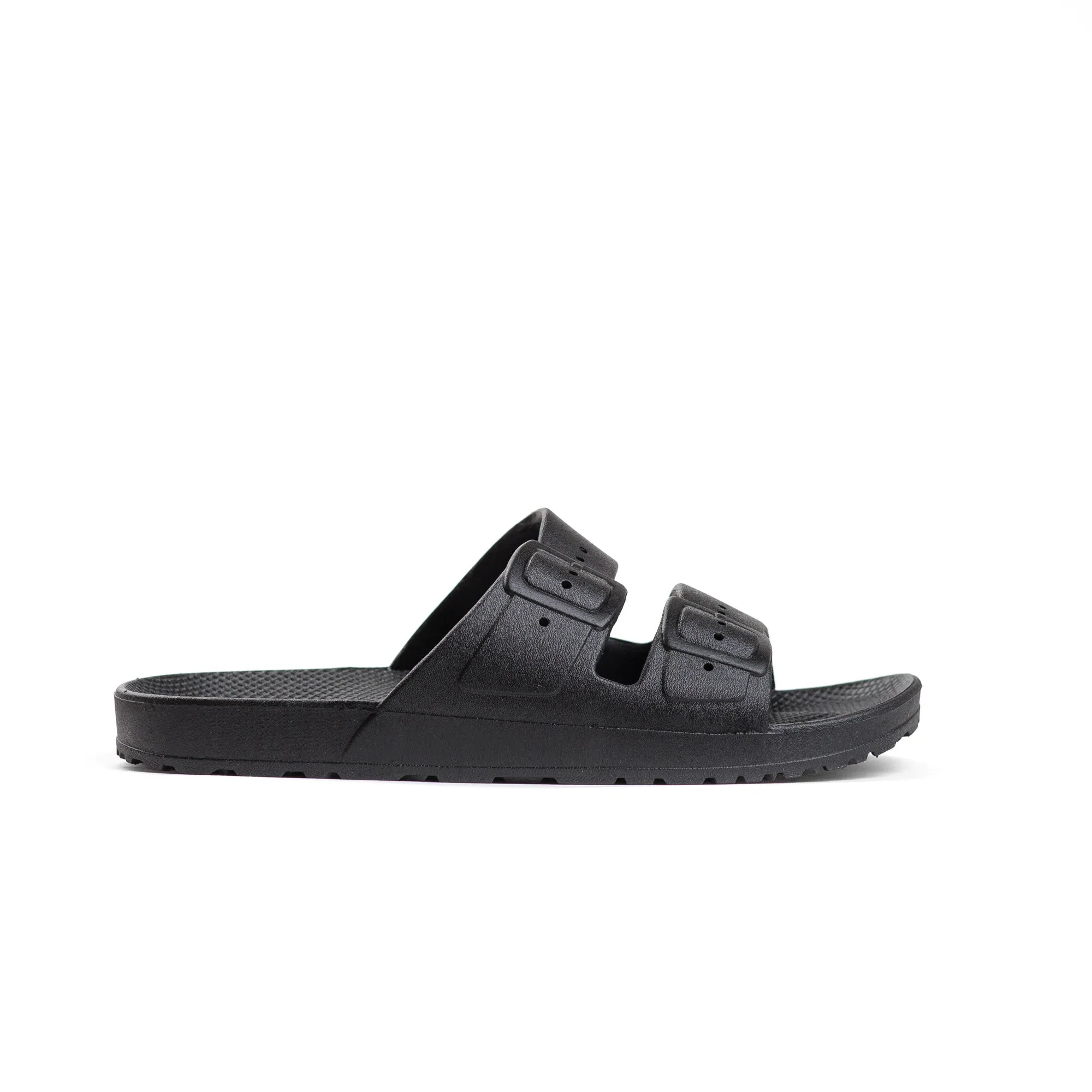 Plaka Genesis 2 Fixed Straps Slides Sandals | Black Star