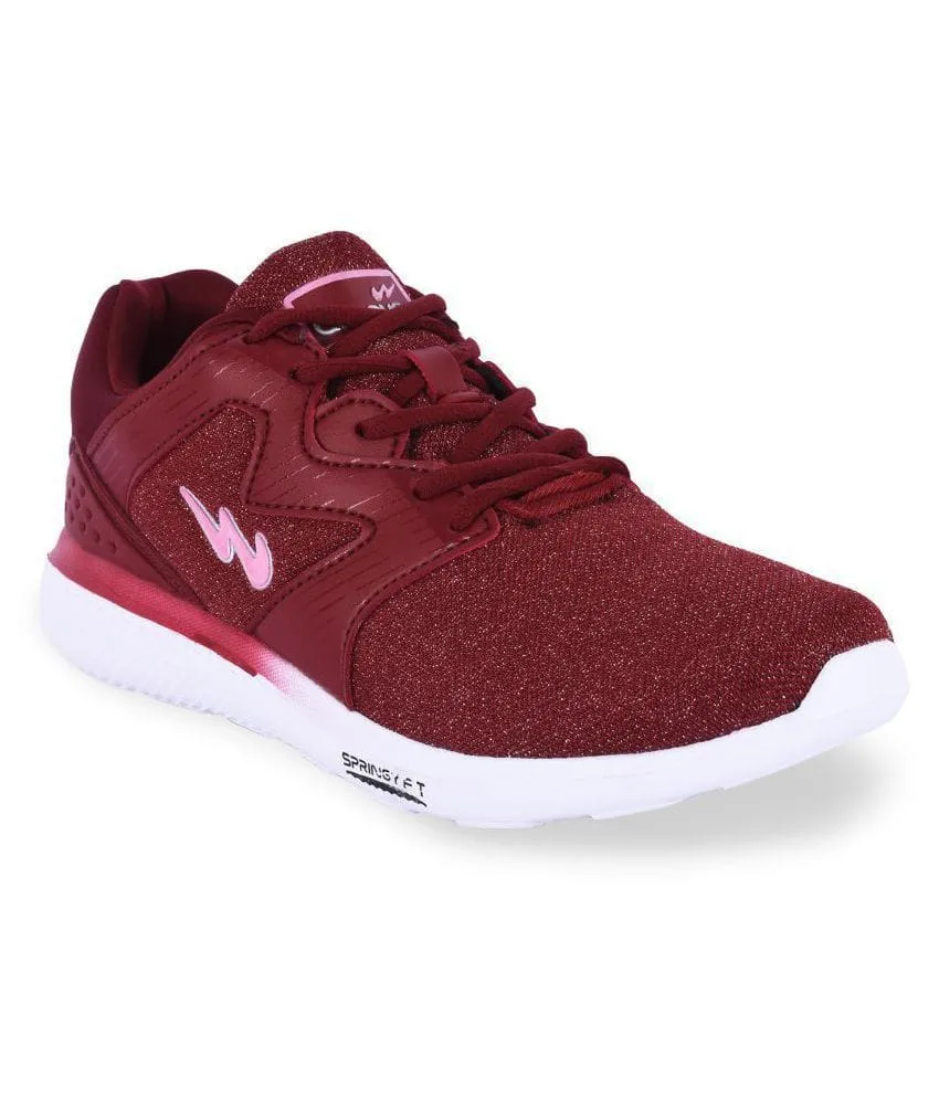 ROSE Red Women's Running Shoes