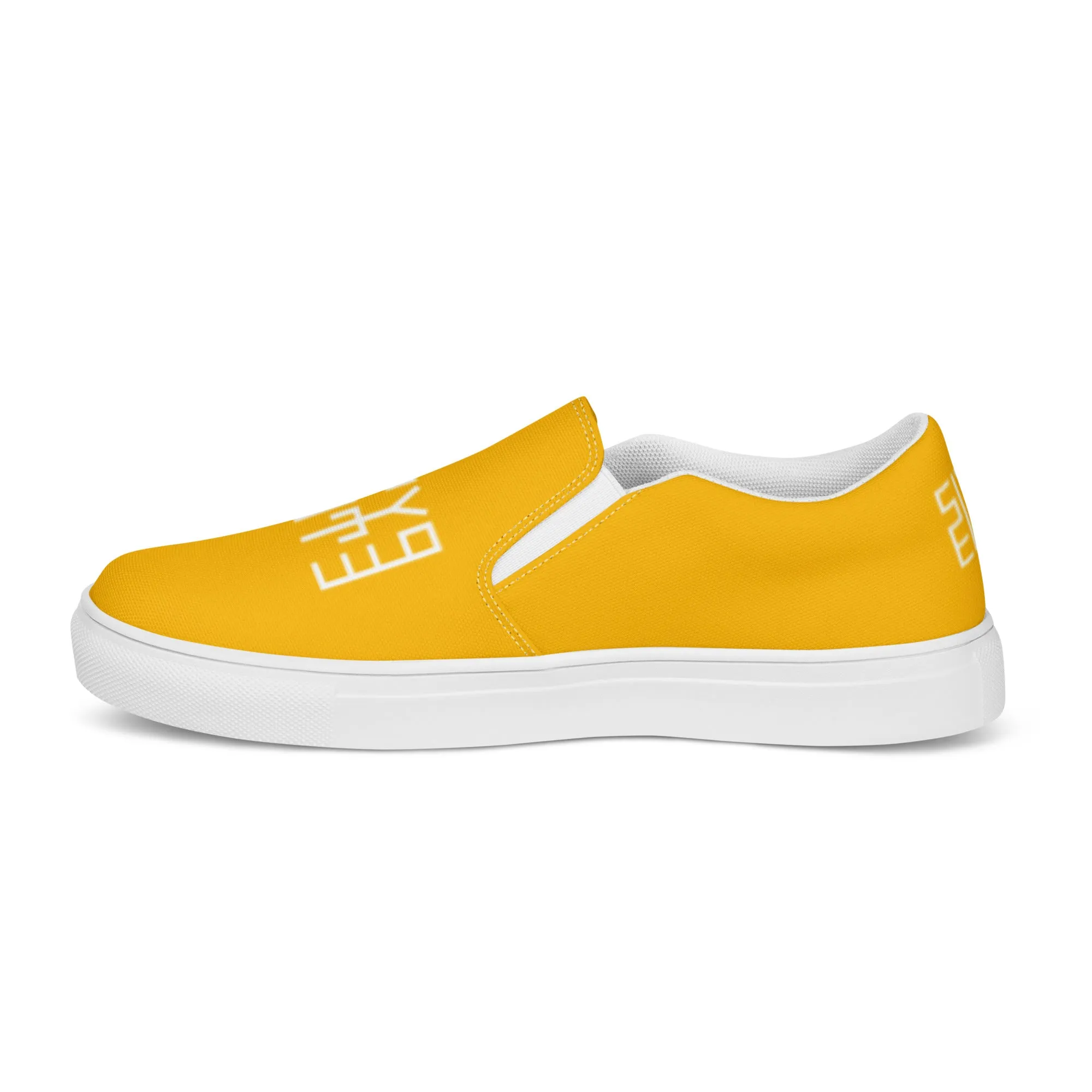 Sixty Eight 93 Logo White & Orange Women's Slip On Shoes