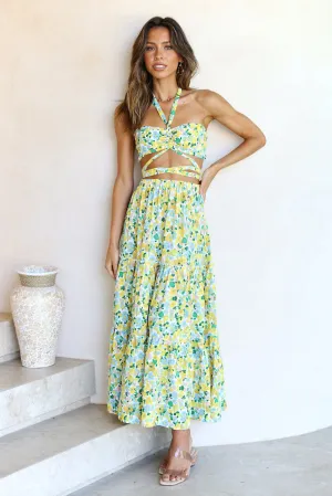 Wattlebush Maxi Skirt Green