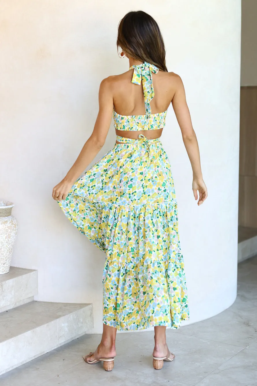 Wattlebush Maxi Skirt Green