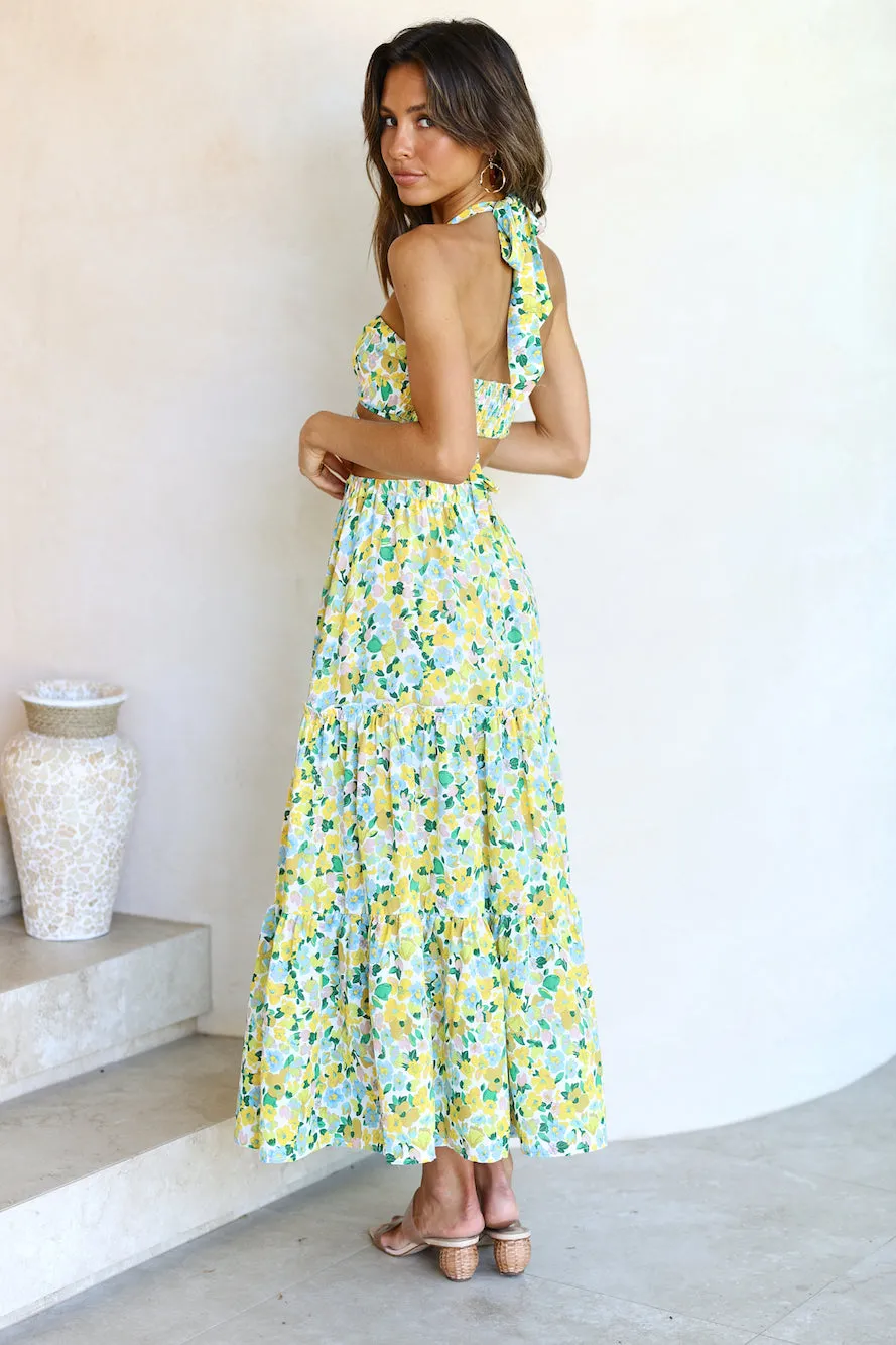 Wattlebush Maxi Skirt Green