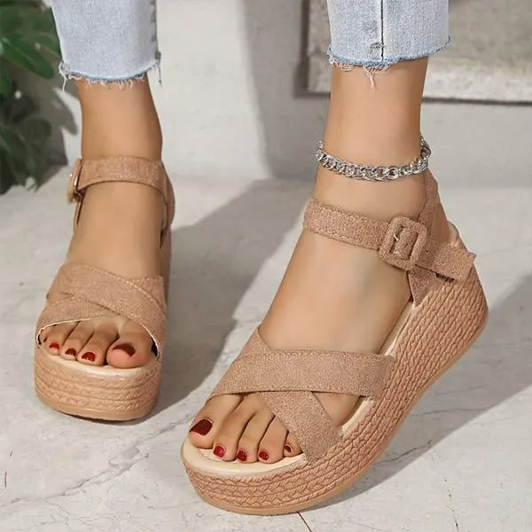 Women's Platform Wedge Platform Sandals 83702988C