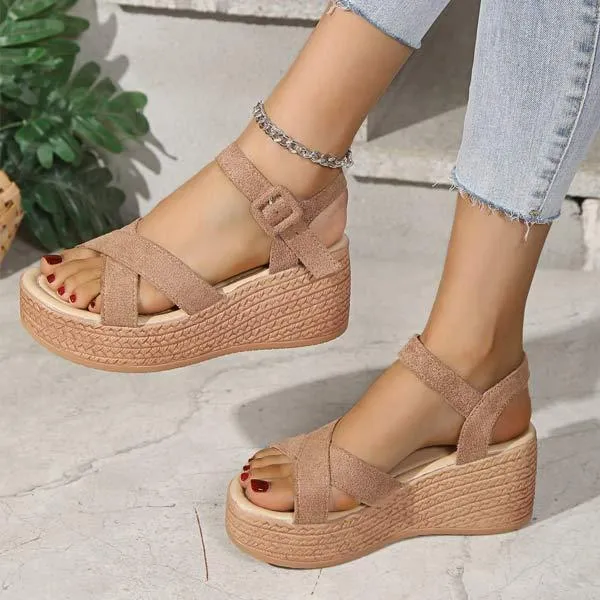 Women's Platform Wedge Platform Sandals 83702988C