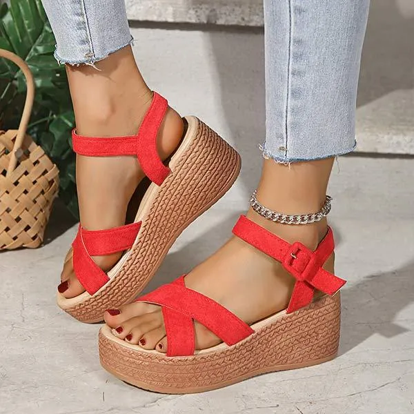 Women's Platform Wedge Platform Sandals 83702988C