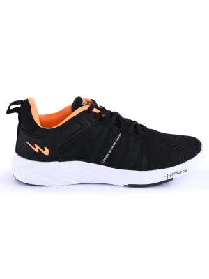 WYNK Black Men's Running Shoes